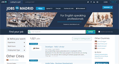 Desktop Screenshot of jobsinmadrid.es